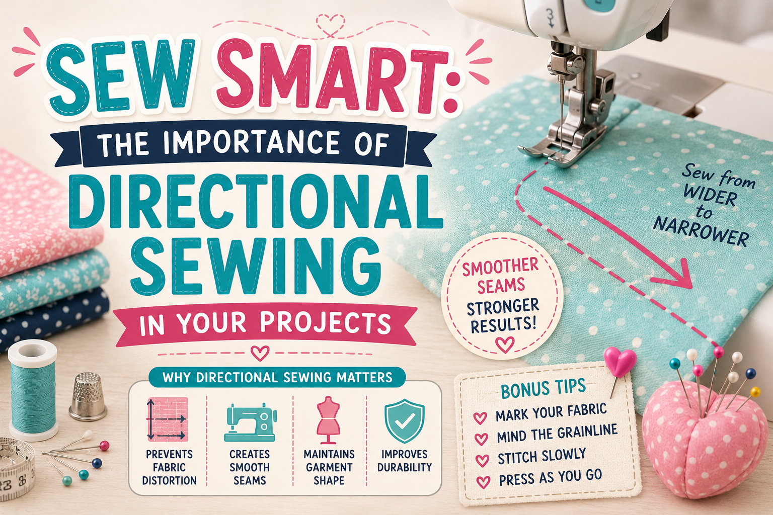 Sew Smart: The Importance of Directional Sewing in Your Projects