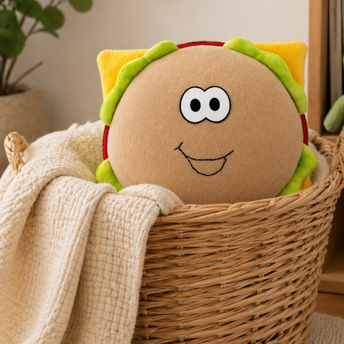 Sew This! Plush Hamburger Sewing Pattern
