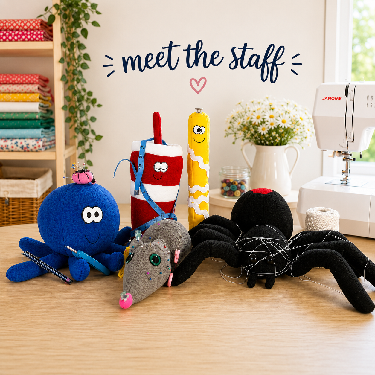 Sewing Humor: Meet the Sew Cute Patterns Staff: Why We Can't Leave Them Unsupervised