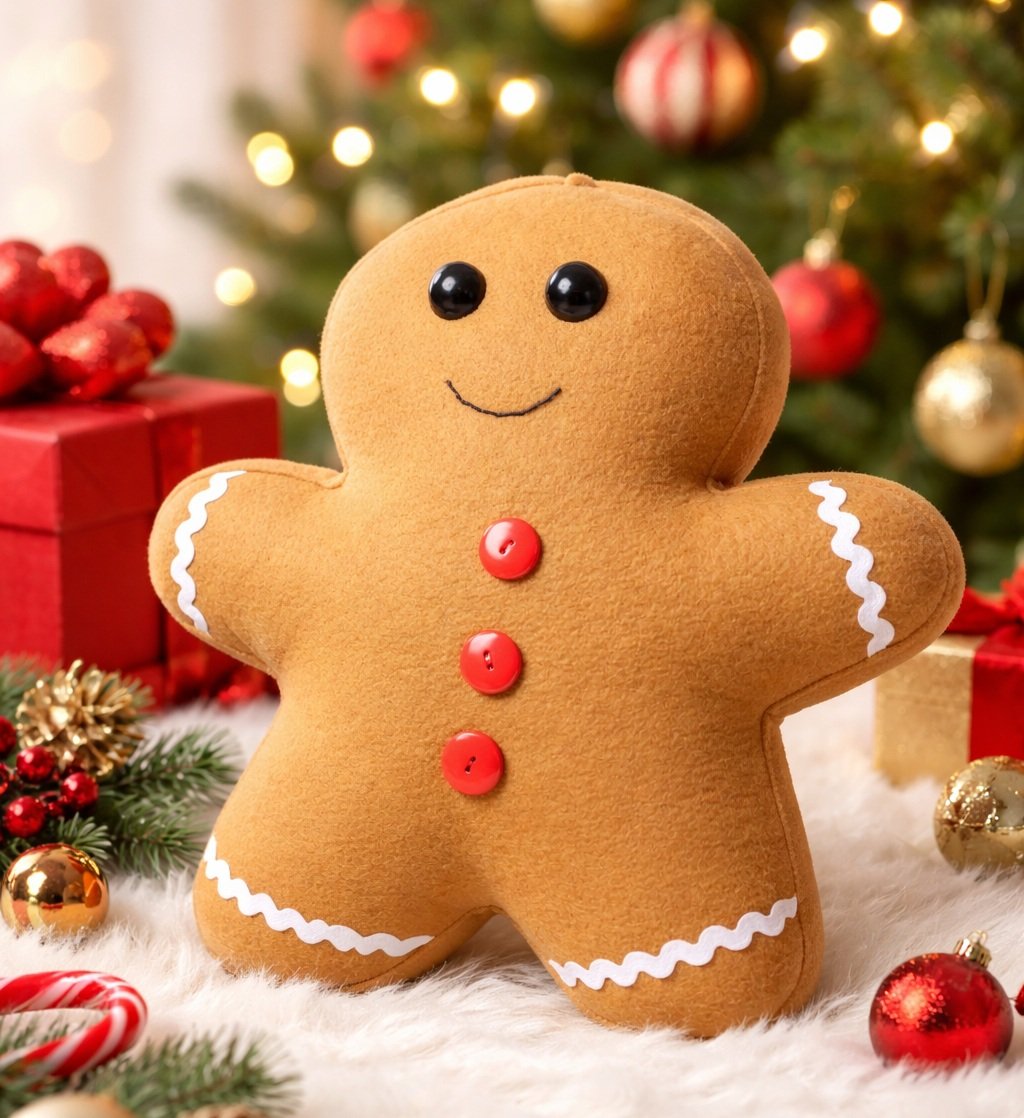 Sew Delicious! Plush Gingerbread Man Sewing Pattern