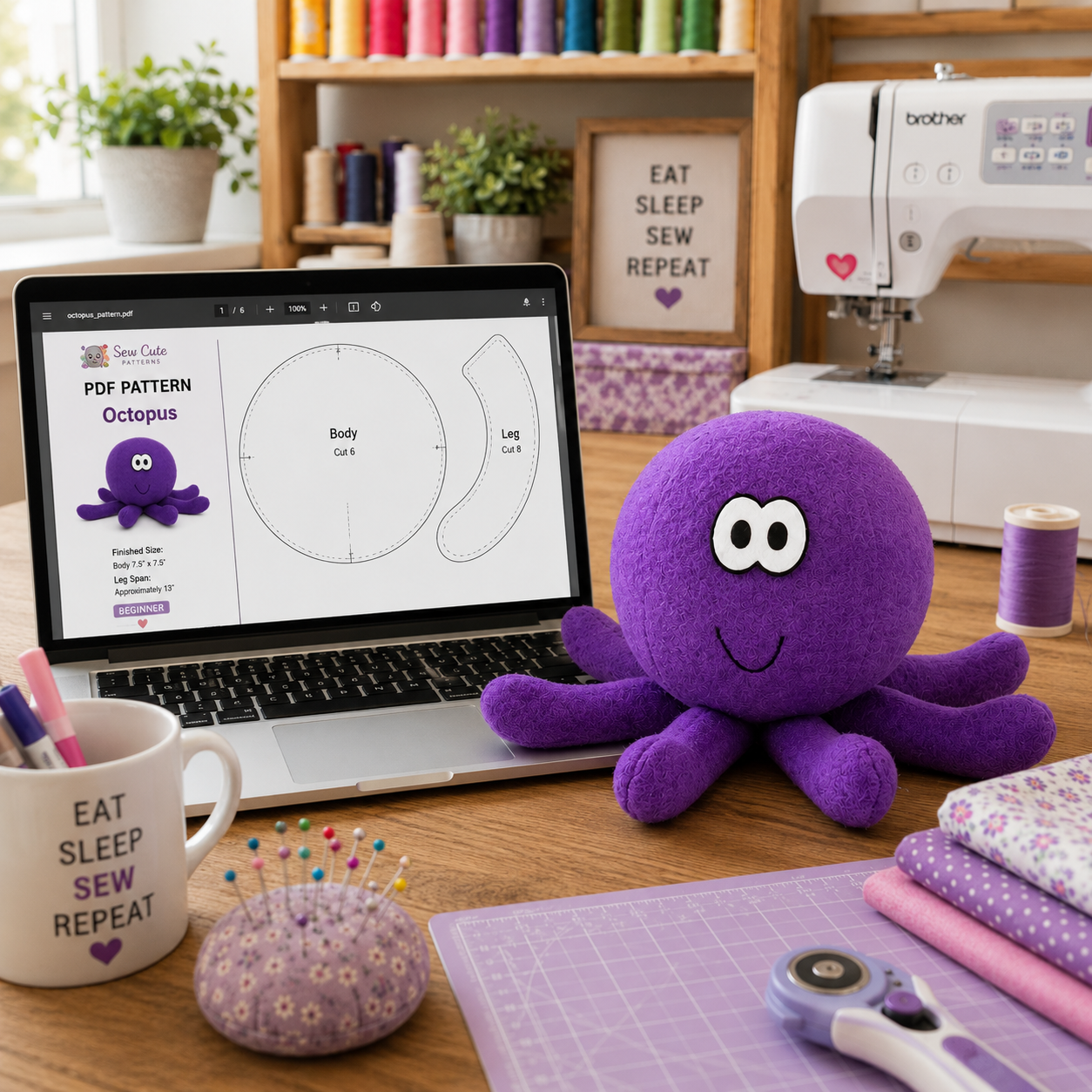 Sew Cute Patterns You Can Download Anywhere in the World 🌍 (No Shipping Required!)