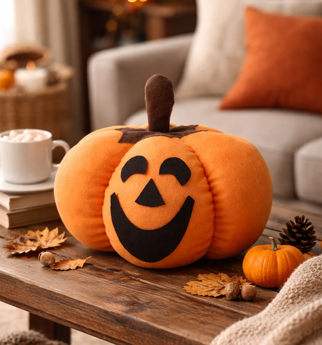 Craft Your Own Giant Plush Pumpkin: Perfect for Cozy Fall Decor