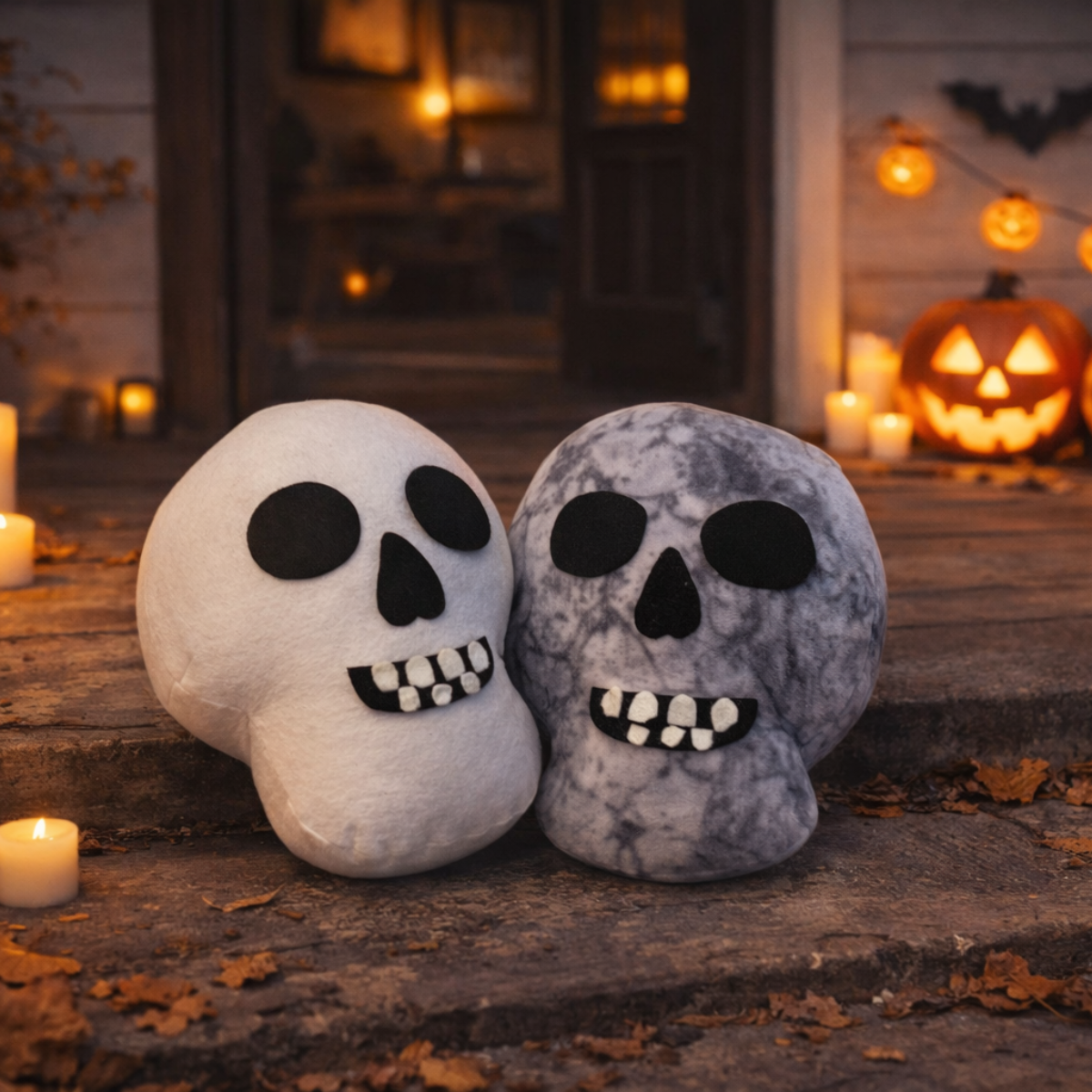 DIY Plush Skull Sewing Pattern: Craft Your Own Spooky Skull