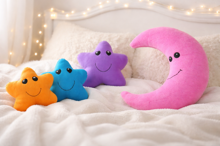 Free Moon and Stars Pillow Sewing Patterns
