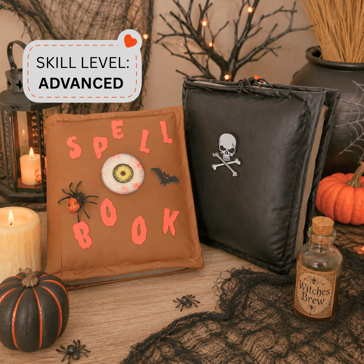 Create Your Own Witch's Spell Book: A Spooky Sewing Project