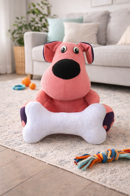 Free Plush Bone Sewing Pattern &amp; Tutorial