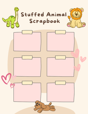 Free Stuffed Animal Scrapbook Printable for Summer Adventures!