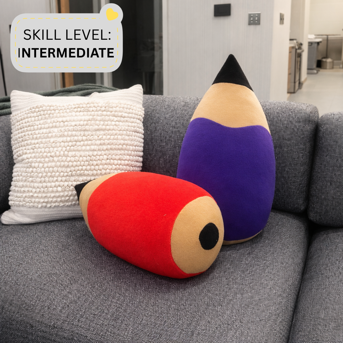 Sew Your Own Plush Pencil Toy