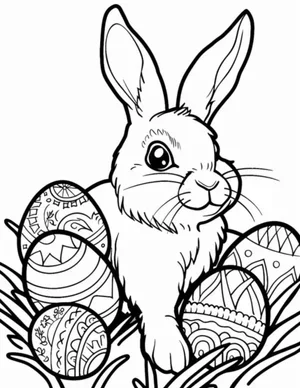 🐰 Hop to It! Free Printable Easter Bunny Coloring Pages 🎨