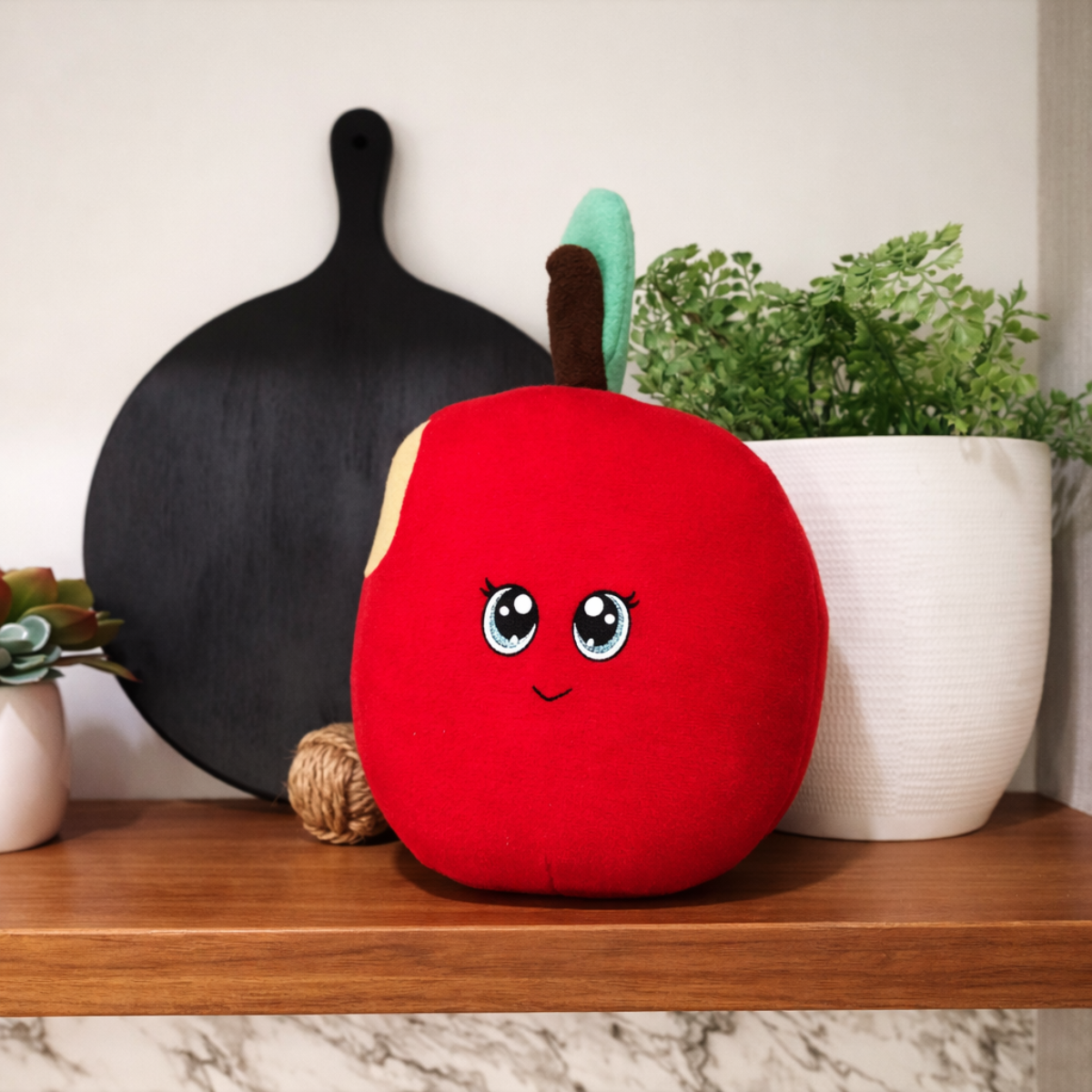 Handmade Cuteness with the Plush Bitten Apple Sewing Pattern!