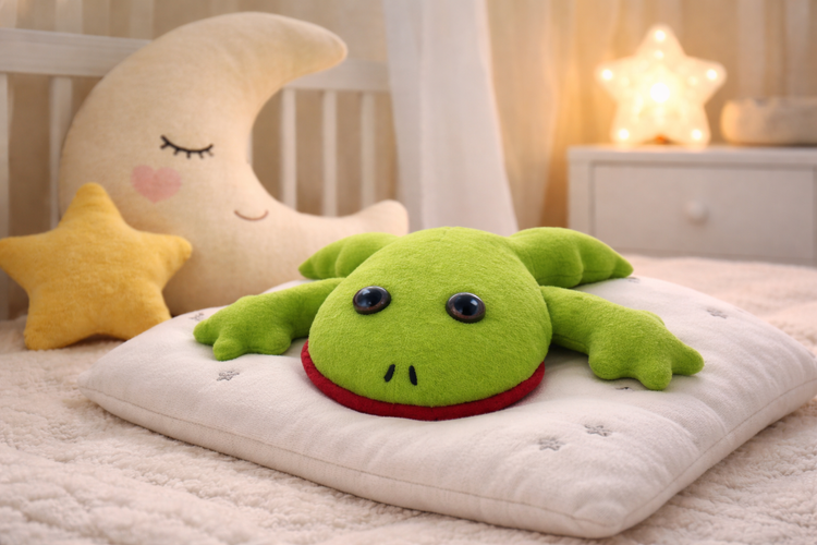 Hop into Fun with the Adorable 'Lily the Leaping Frog' Plush Sewing Pattern