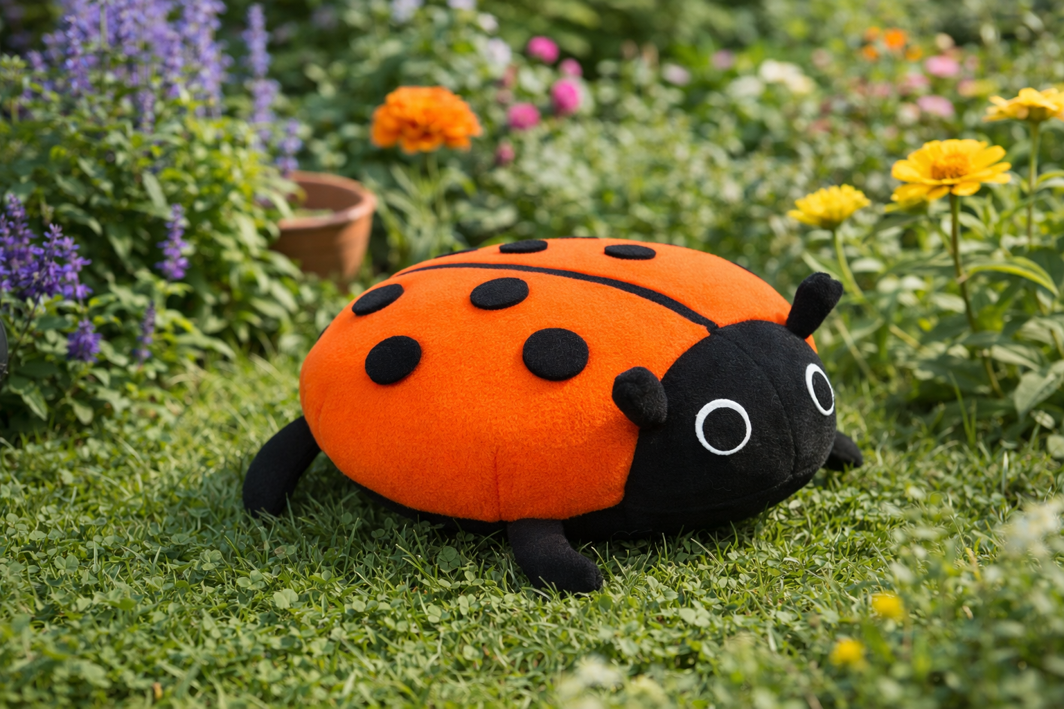 Ladybug Plush Pattern – Sew a Cuddly 15” Stuffed Ladybug! 🐞