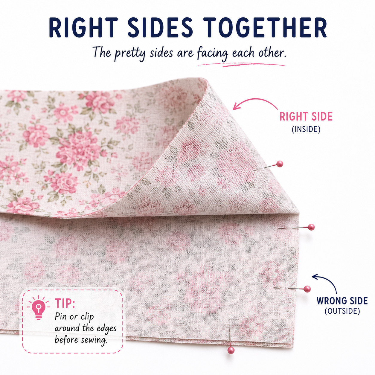 What Does "Right Sides Together" Mean?