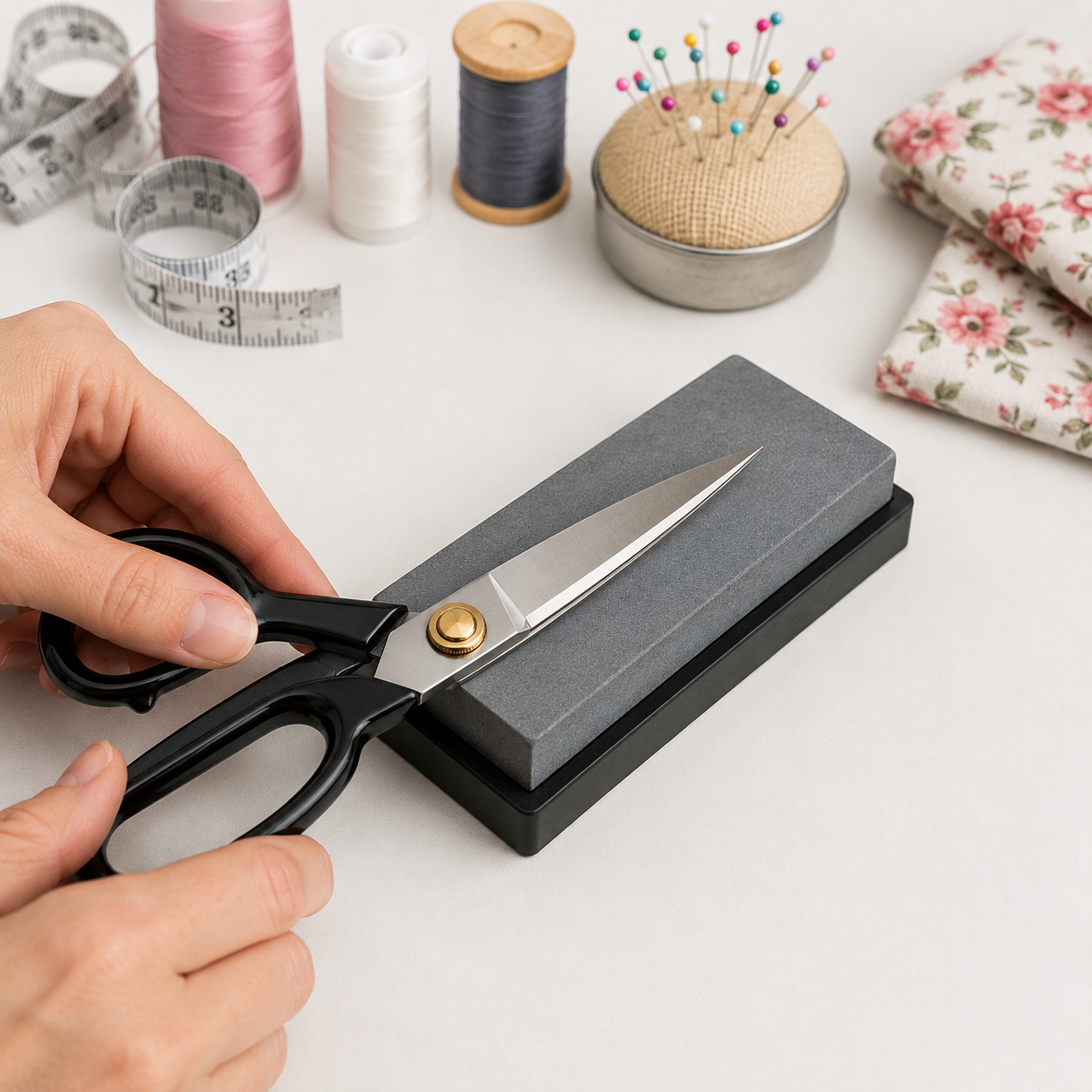 ✂️ Keep Your Sewing Scissors Sharp: How to Sharpen Scissors for Seamless Cutting! ✂️