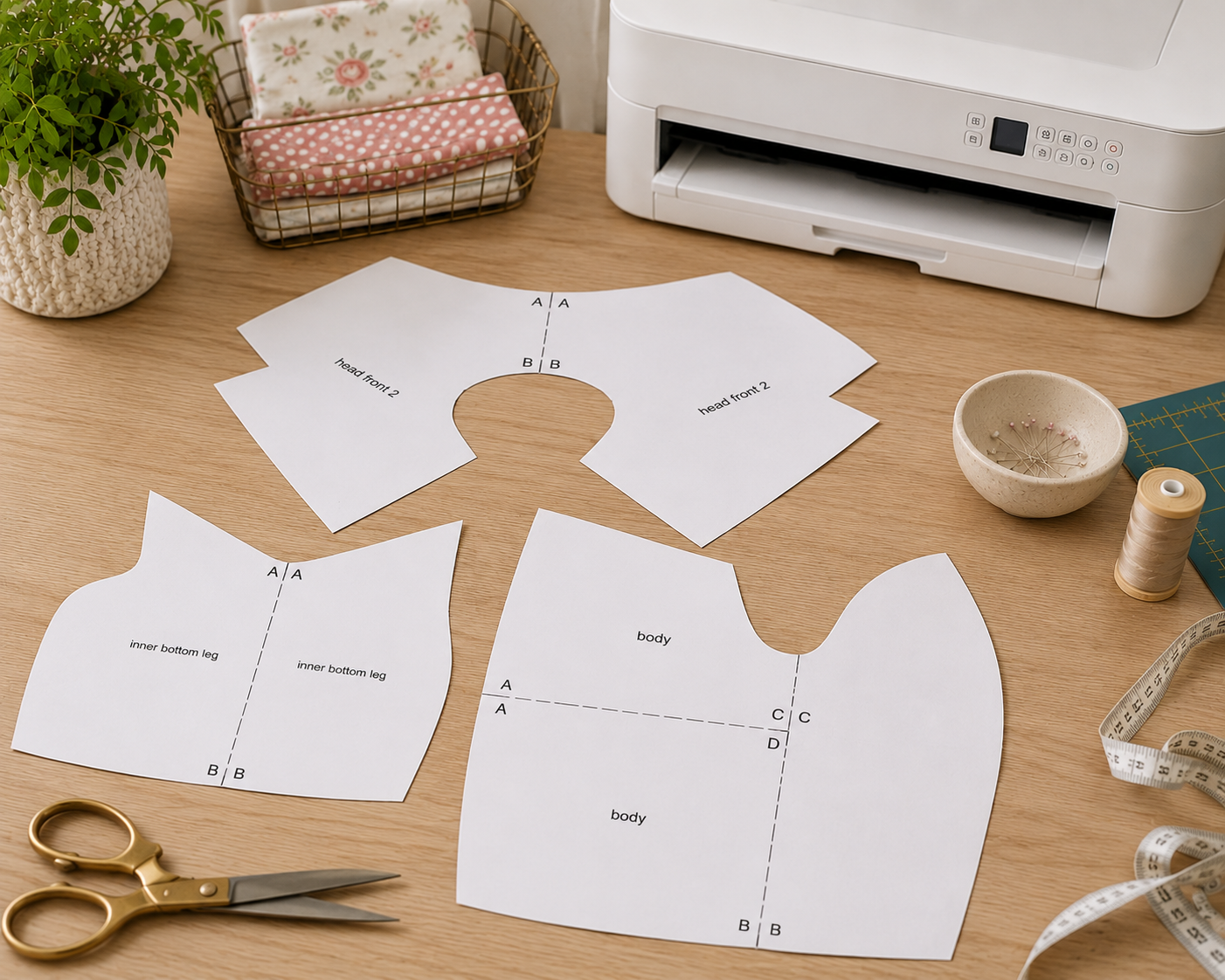How to print &amp; assemble your PDF pattern