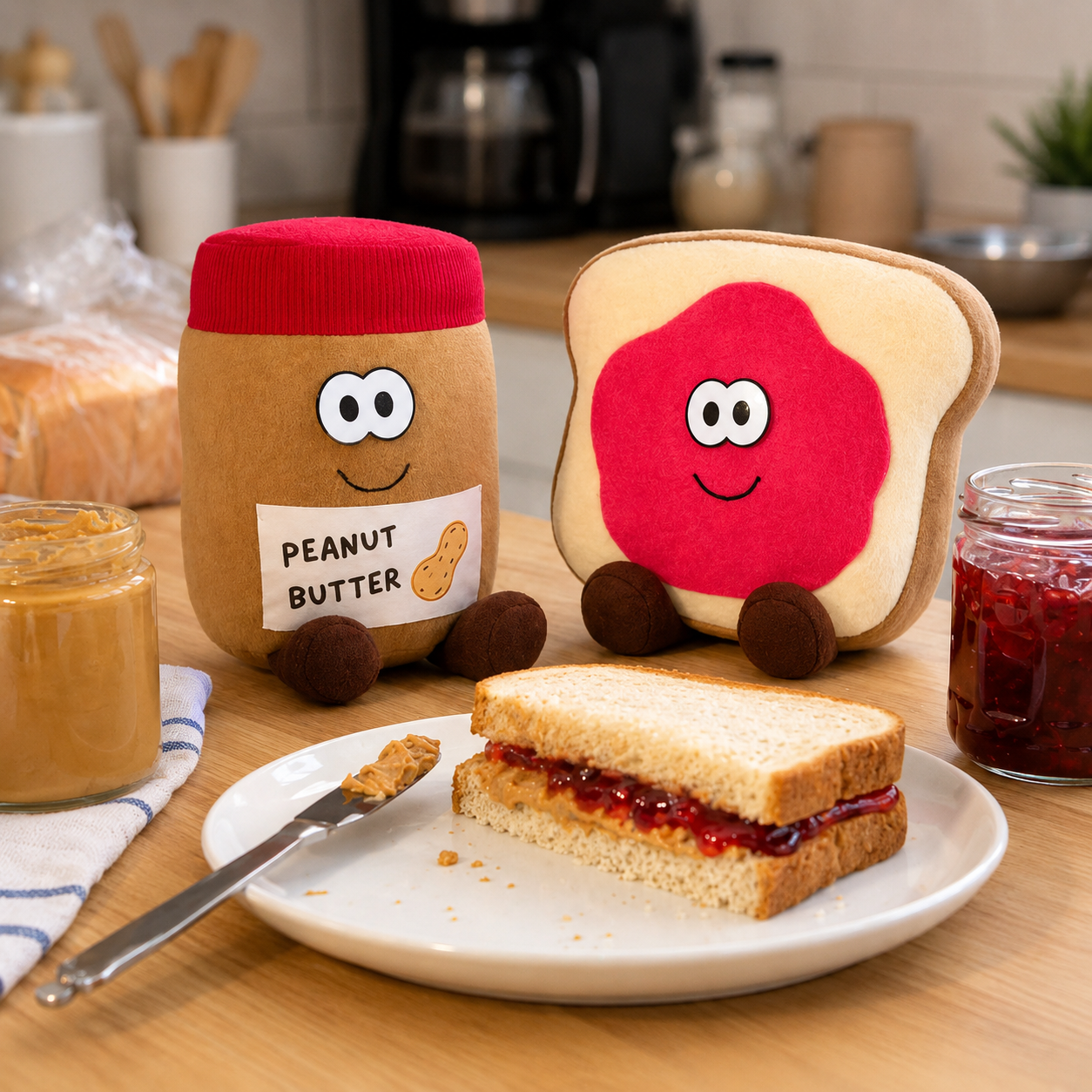 PB&amp;J Sandwich Pals Sewing Pattern: The Cutest Lunchroom Duo You’ll Ever Make