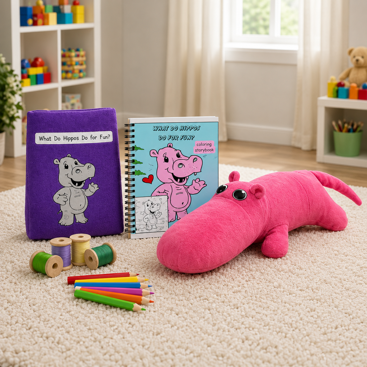 Hippo Hooray! Meet Our Sweetest Sew-Along Storytime Trio