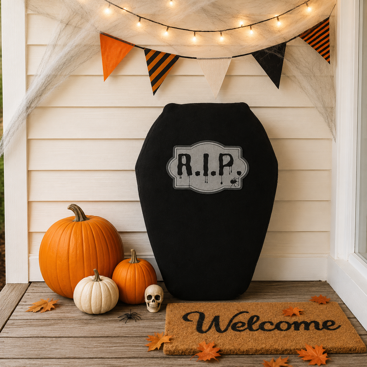 Free Halloween Coffin Pattern