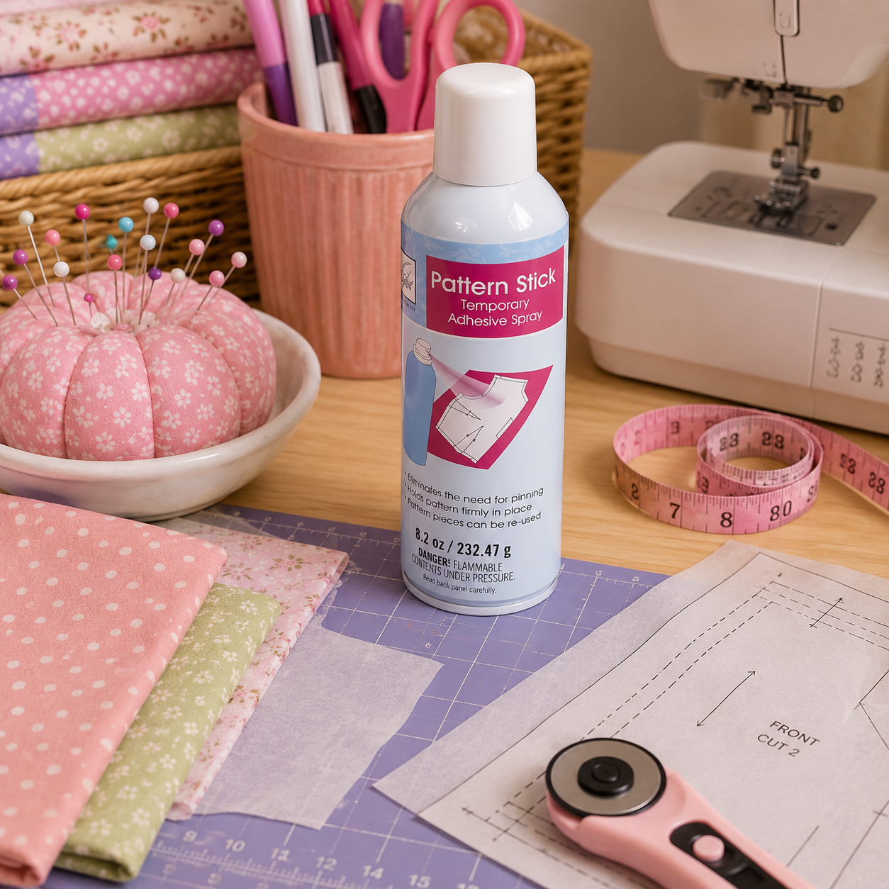 Stick with Me: June Tailor Pattern Stick Temporary Adhesive Spray 