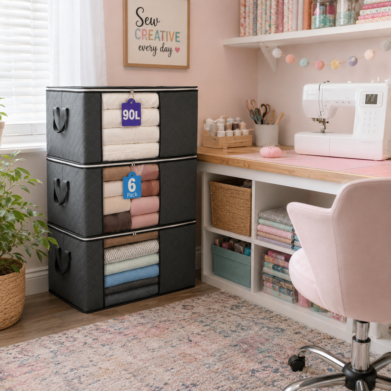 Sew Organized: Fun and Practical Ways to Tidy Up Your Fabric Stash 