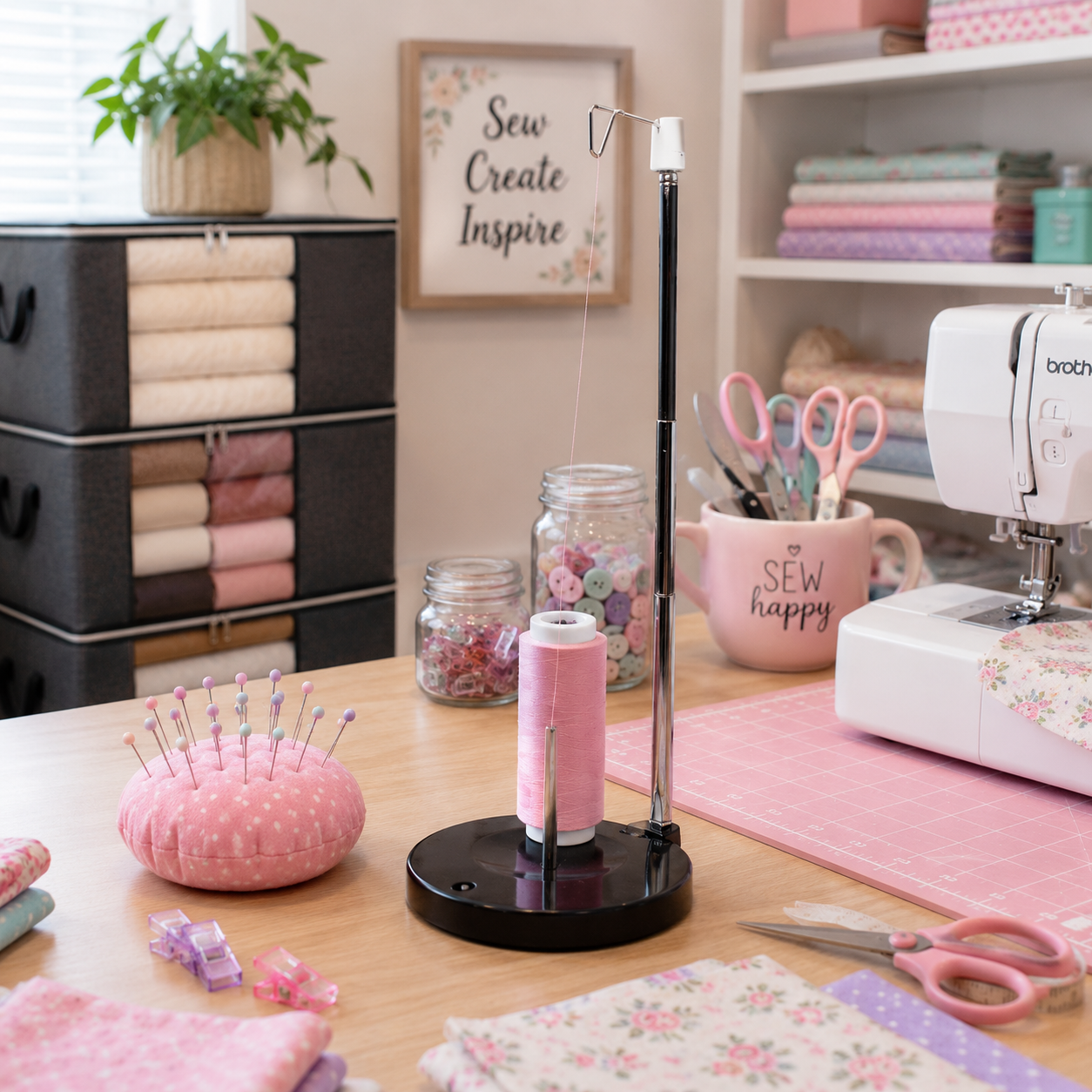 Threading Success: Why You Need a Cone &amp; Spool Stand Thread Holder