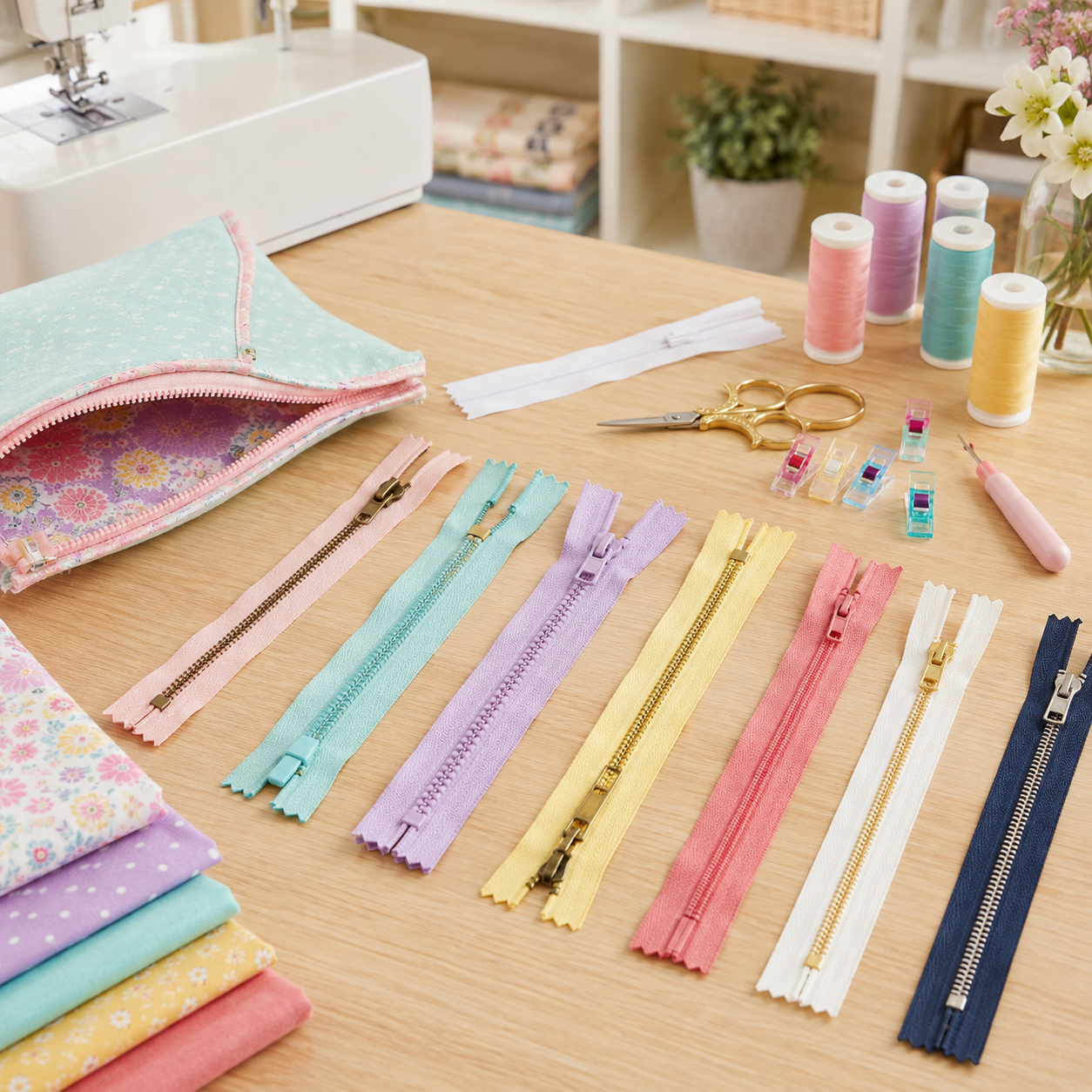 Sew Easy! Mastering Zippers in Your Sewing Projects 
