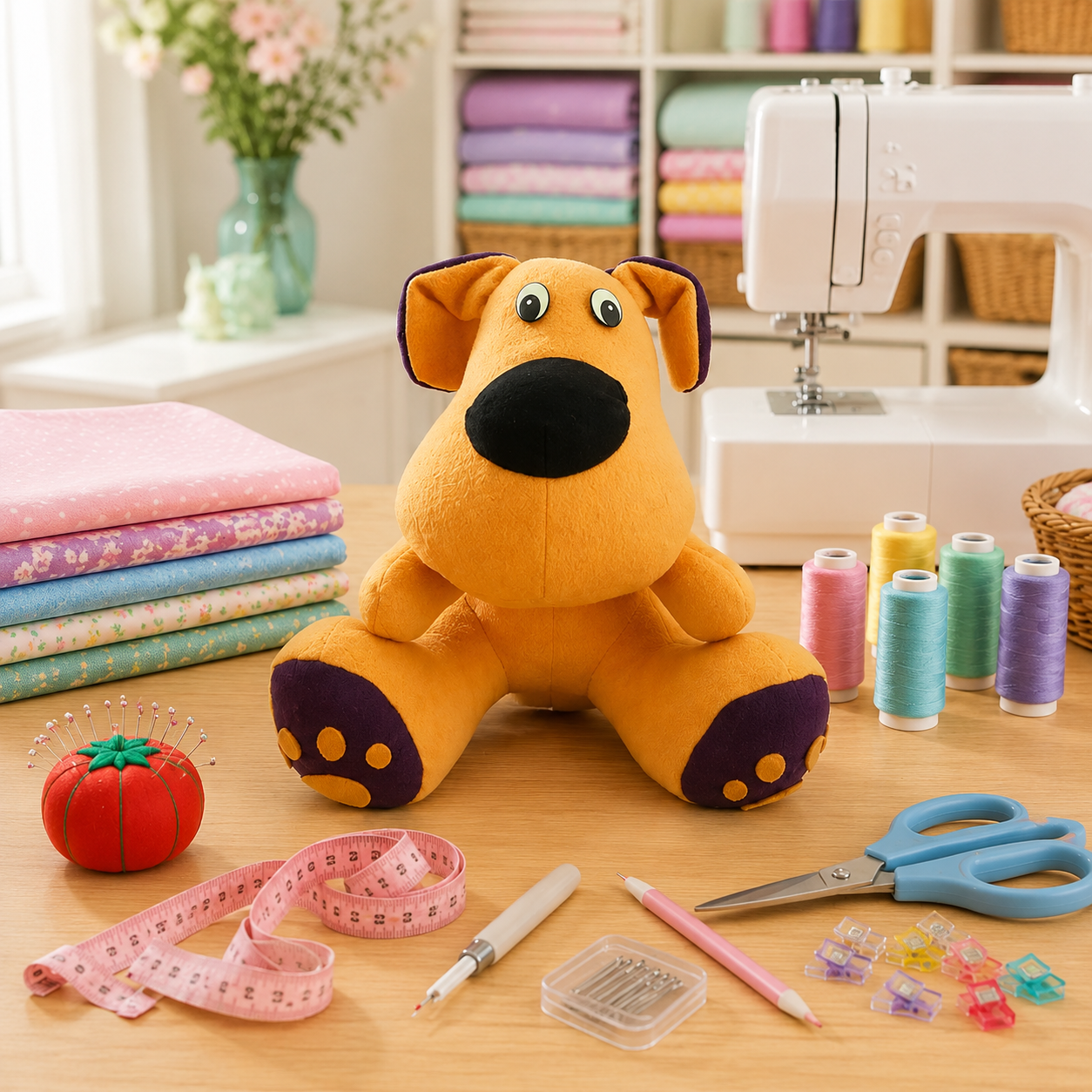Basic Sewing Toolkit for Plush Projects (Your go-to supply list for sewing softies, toys &amp; cozy creations)