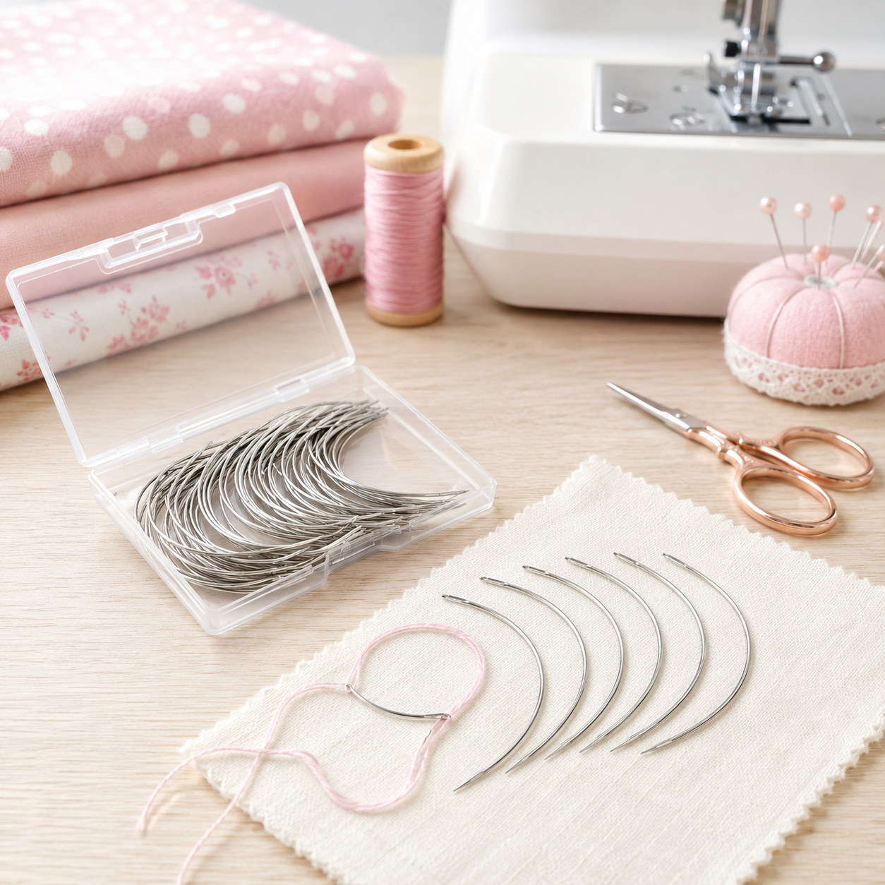 Curved Needles: A Handy Tool for Tricky Stitches