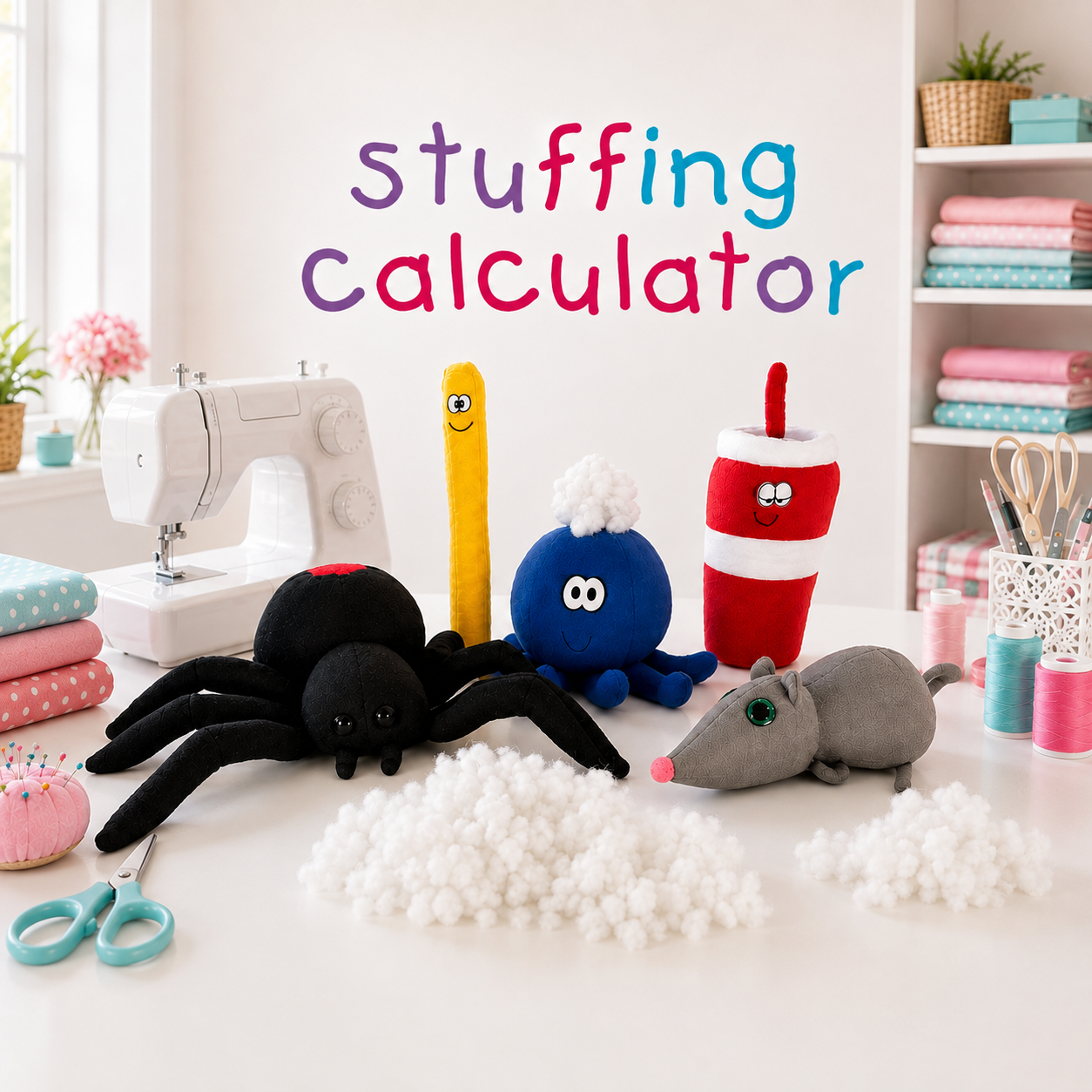 Plush Stuffing Calculator How Much Stuffing Do I Need?