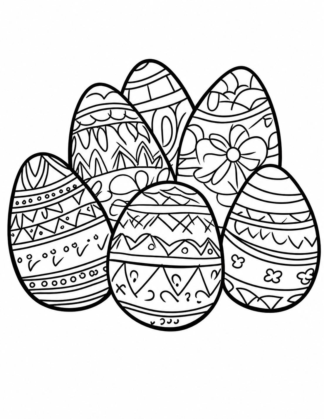 free easter eggs coloring page.png