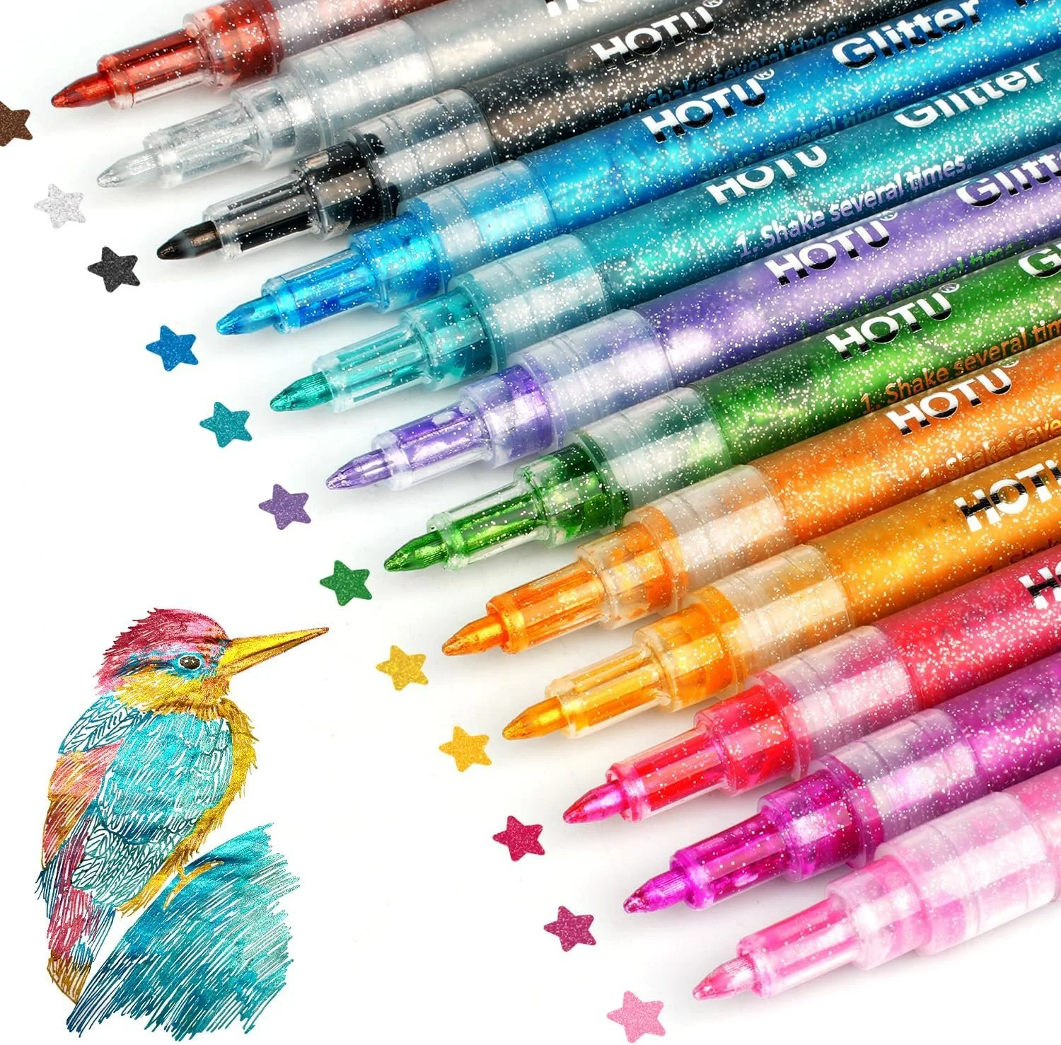 Glitter Markers