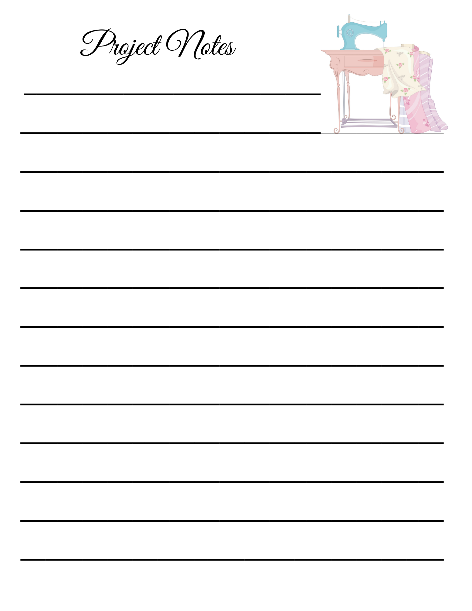 Project Notes