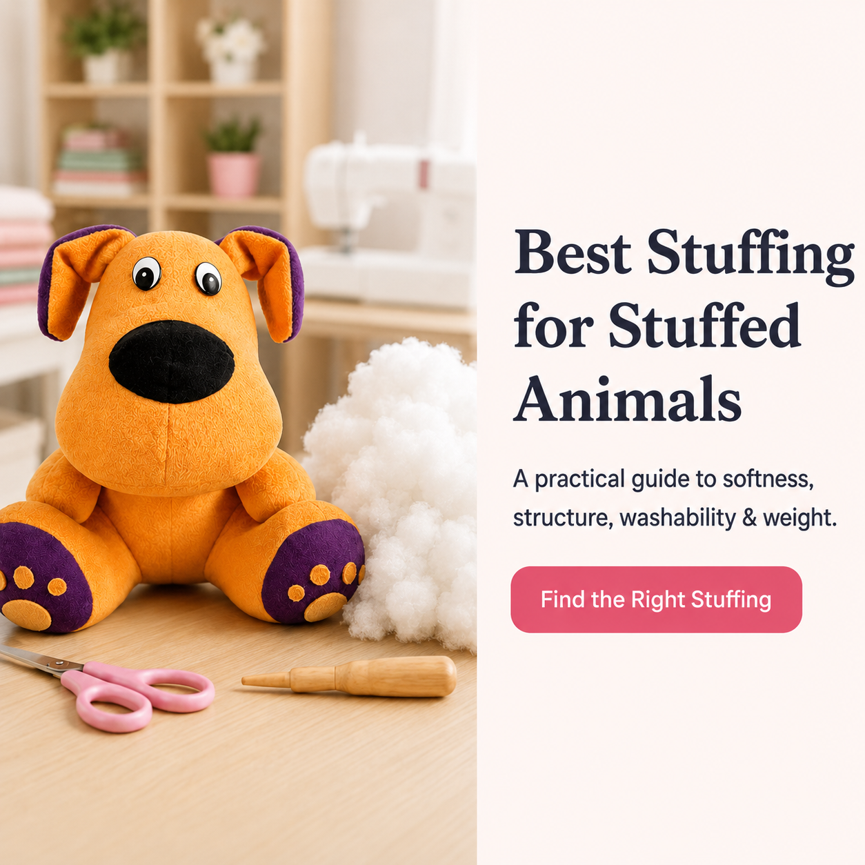 Sewing Toys: Guide to Choosing Stuffing for Stuffed Animals and Soft Toys
