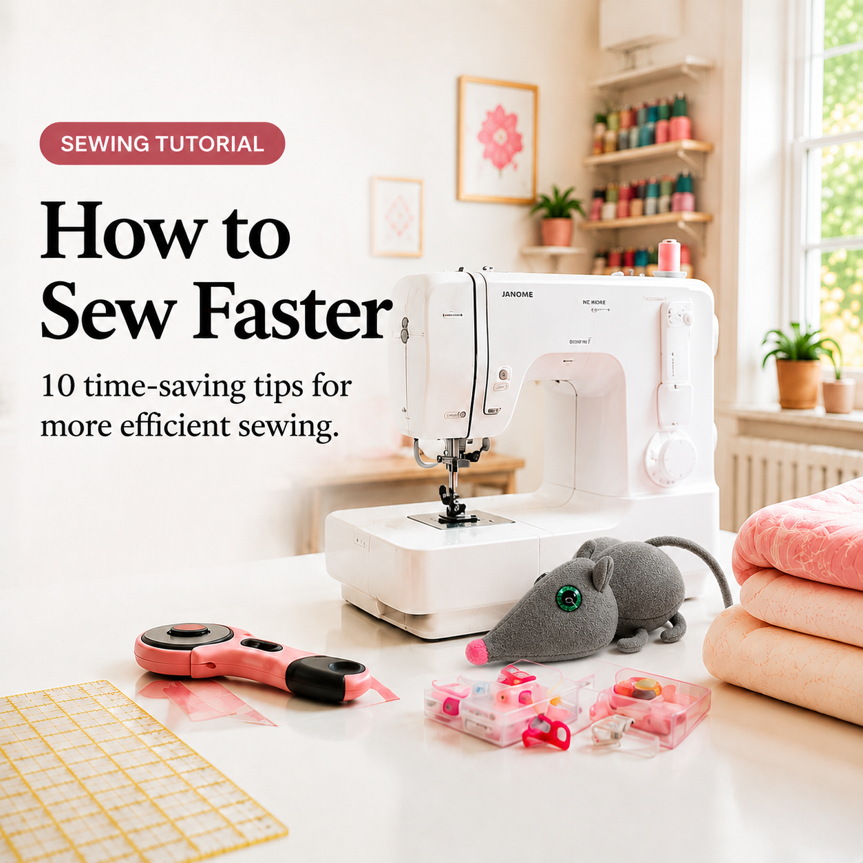 Speed Up Your Stitching: Tips for Sewing Faster &amp; More Efficiently 