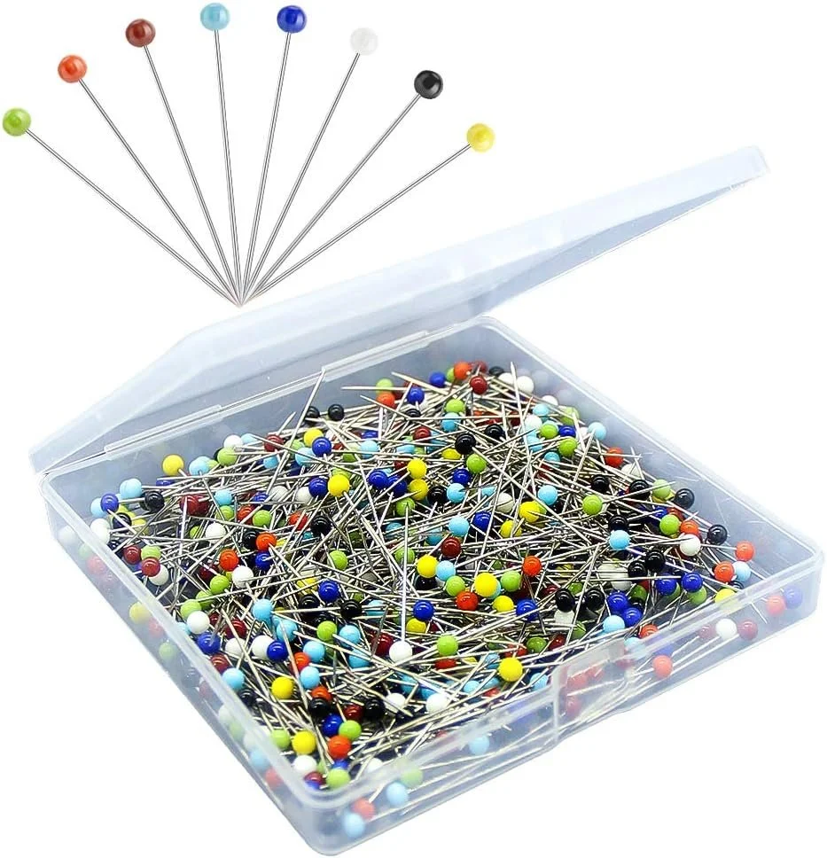 Glass Head Pins