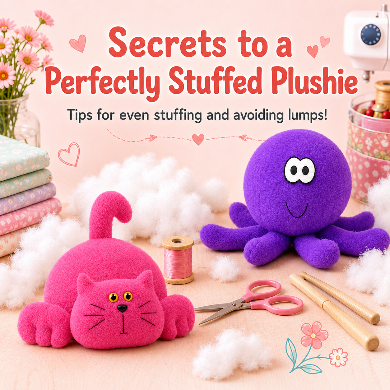 Secrets to a Perfectly Stuffed Plushie: Tips for Even Stuffing and Avoiding Lumps!