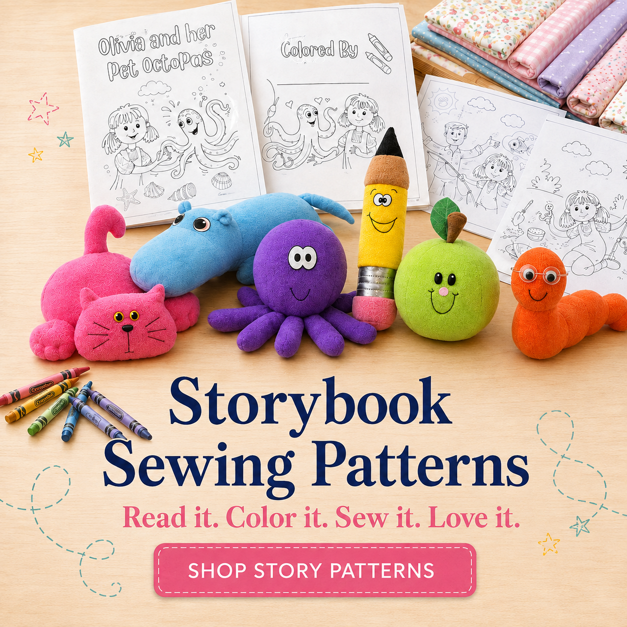 Storybook Sewing Patterns: A Perfect Children’s Gift Set!