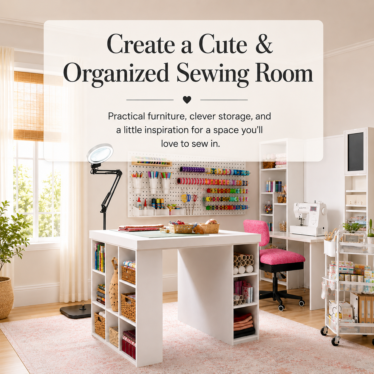 Create a Cute Sewing Space