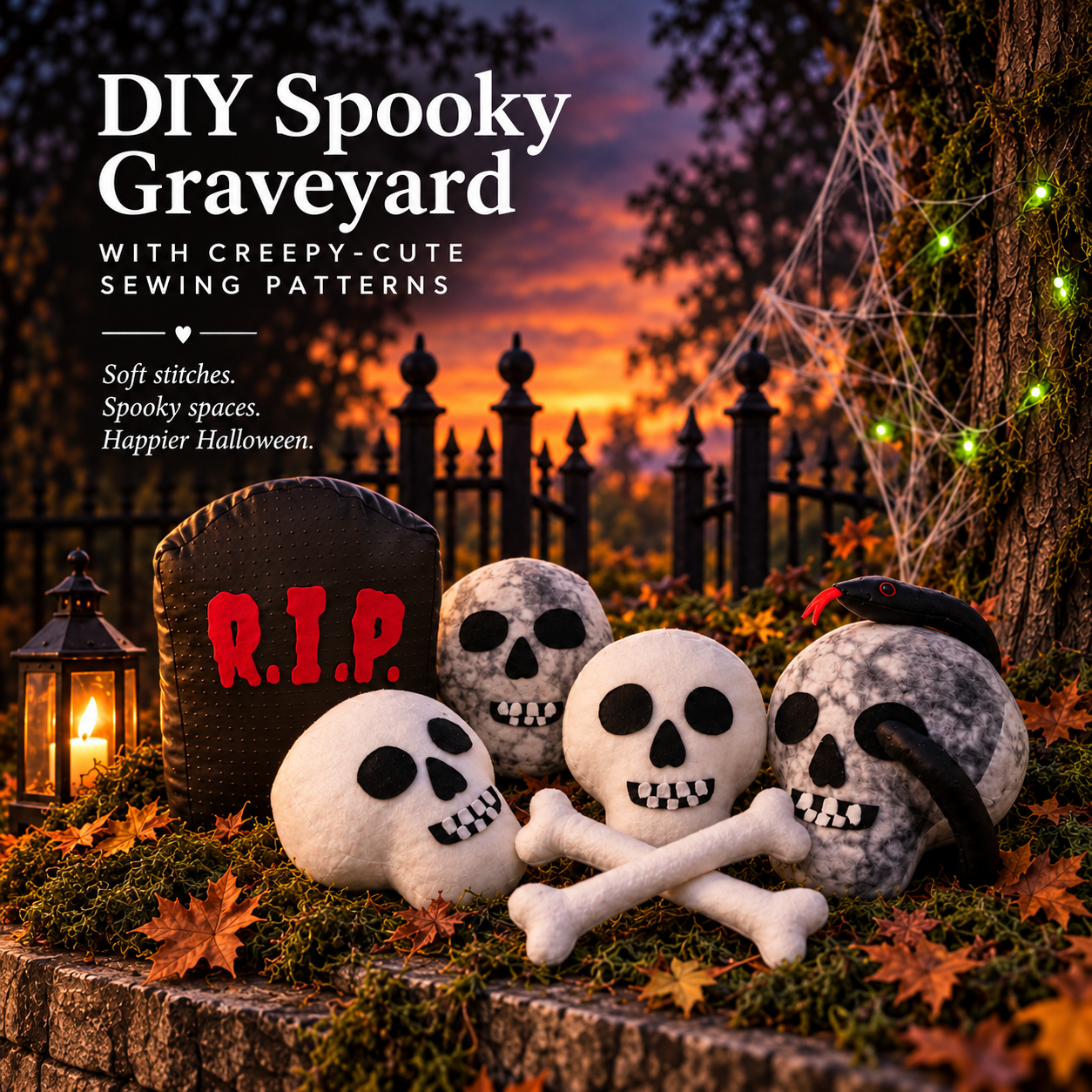 DIY Spooky Graveyard