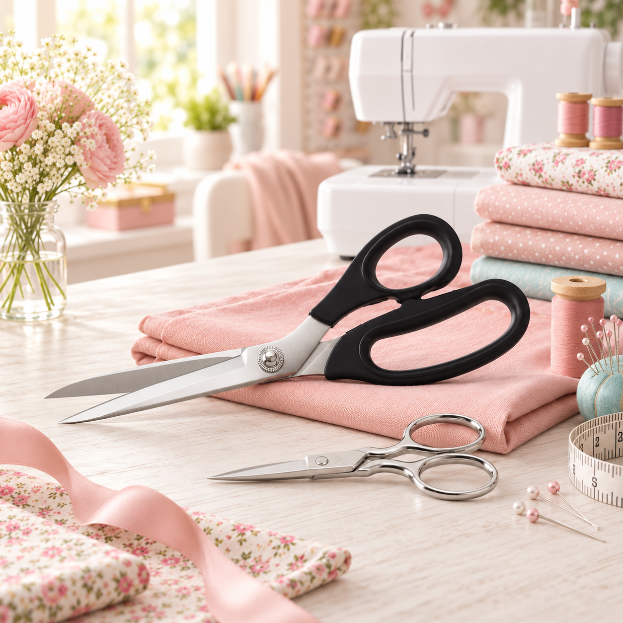 Sharp, Stylish, and Superbly Handy: Bent Handled Dressmaker Shears 
