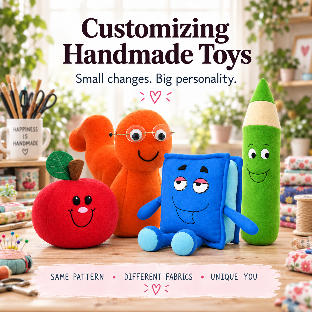 Customizing and Adding Personality to Plush Toys