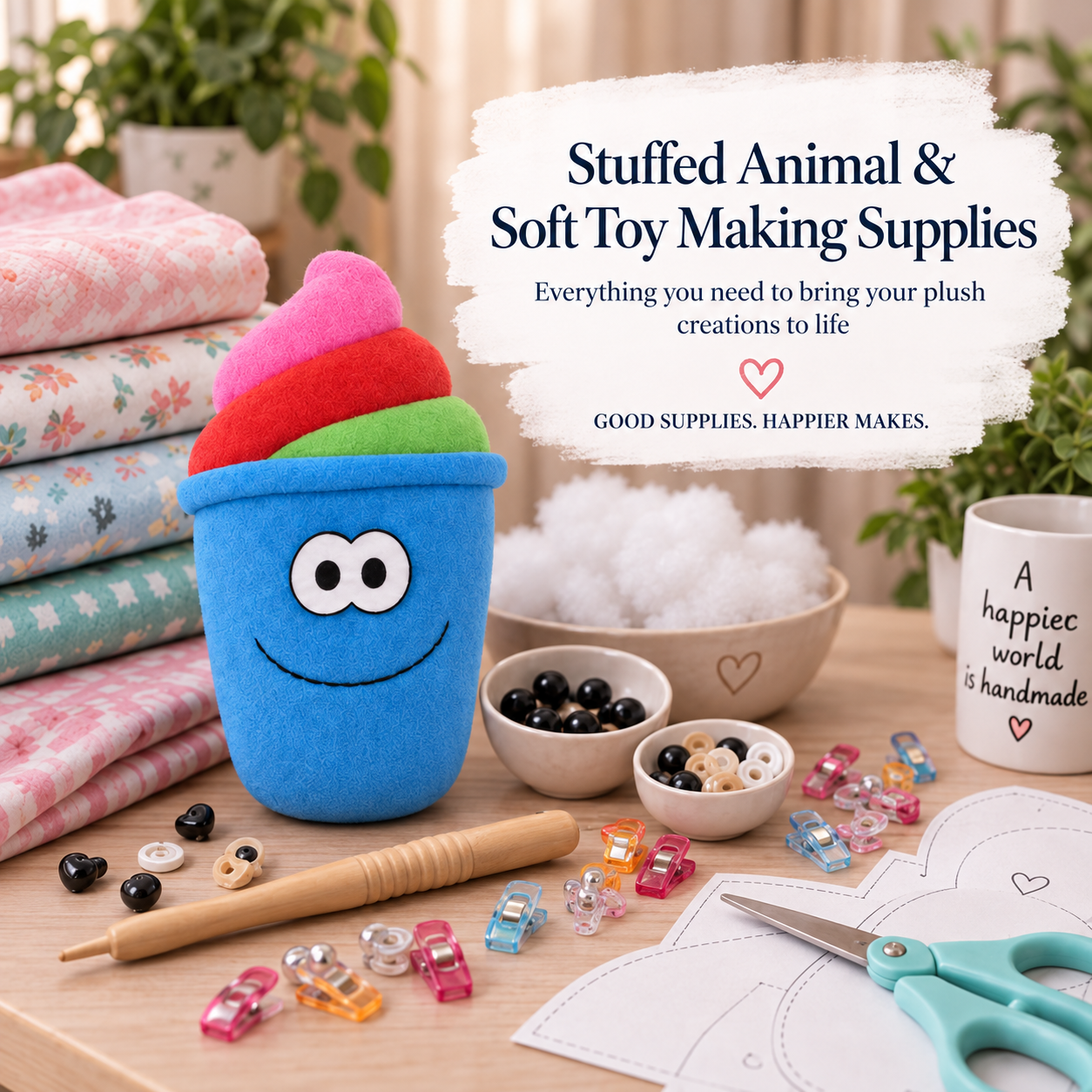 Guide to Stuffed Animal &amp; Soft Toy Making Supplies