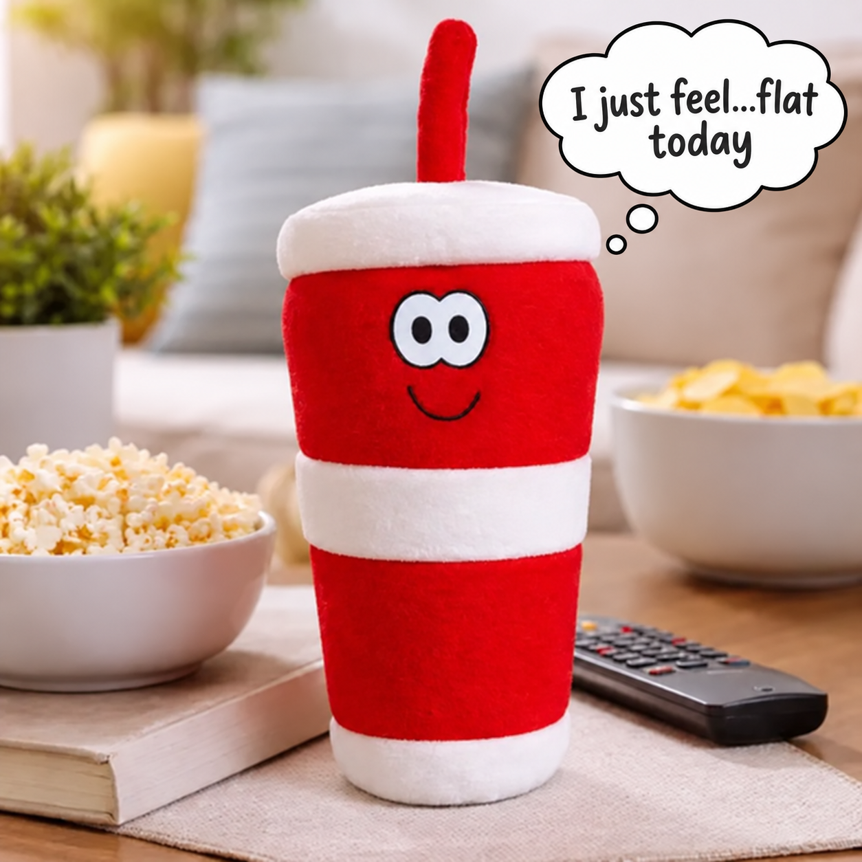plush soda feeling flat