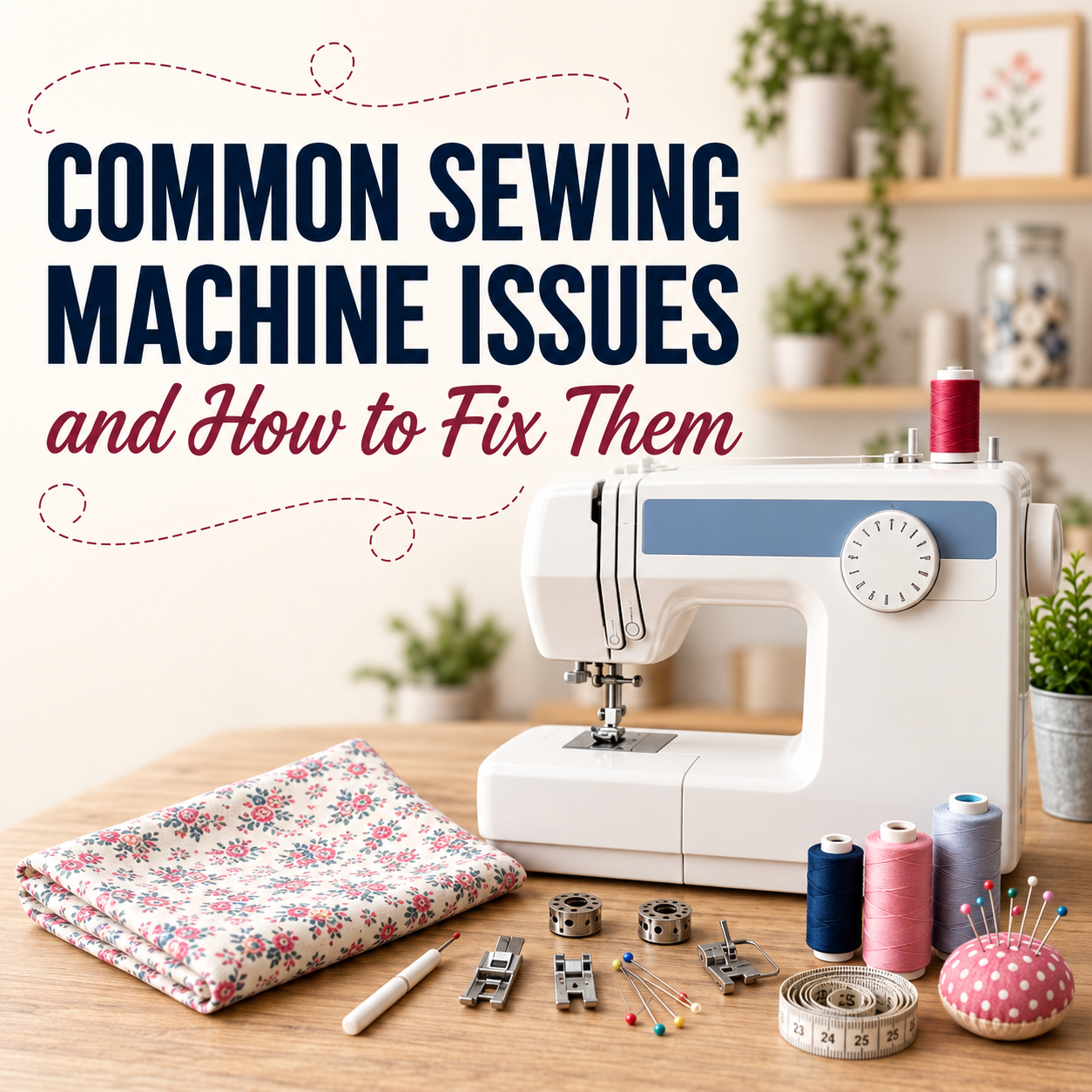 Common Sewing Machine Issues and How to Fix Them