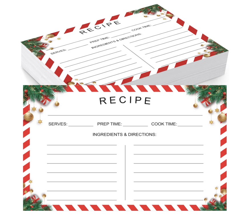 recipe cards