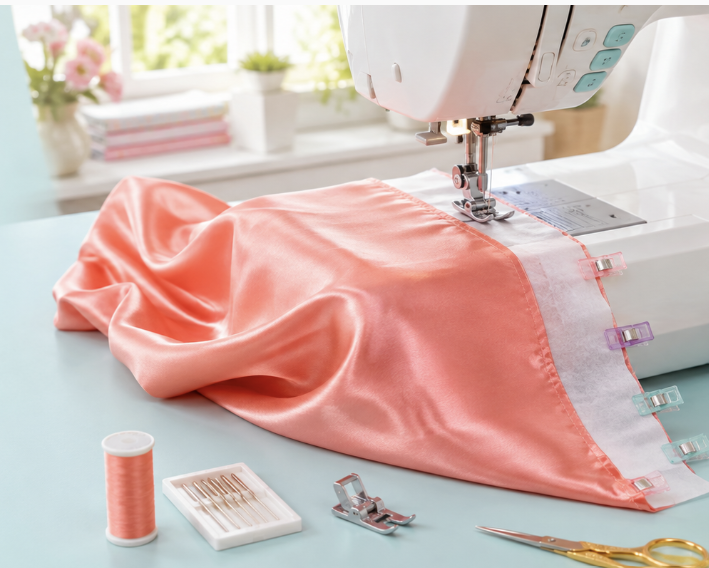 How to Sew Slippery Fabrics 