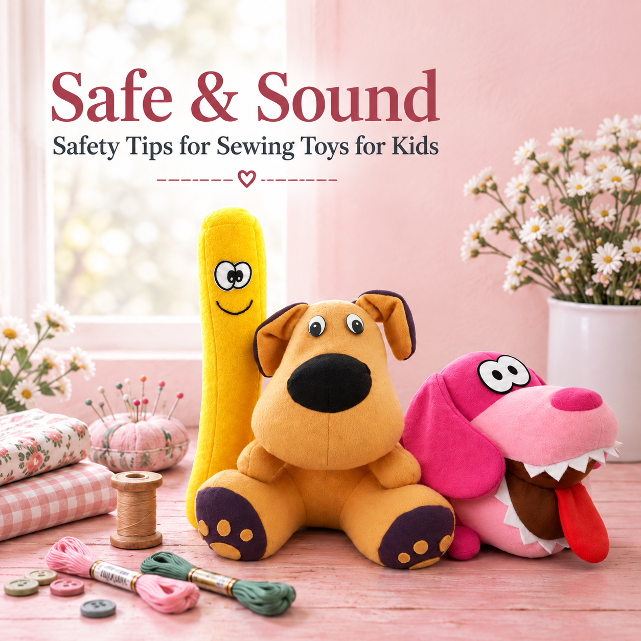 Safe and Sound: Safety Tips for Sewing Toys for Kids