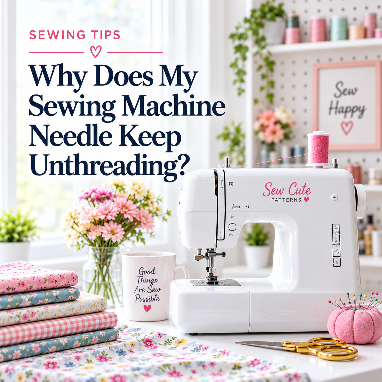 Why Does My Sewing Machine Needle Keep Unthreading? 