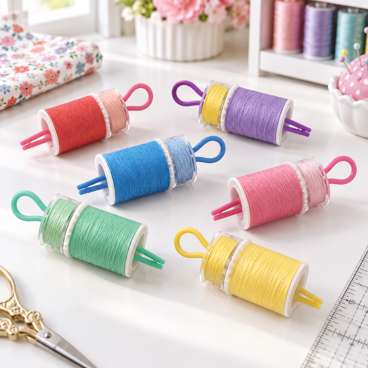 Meet the Little Clips That Keep Your Spools Together