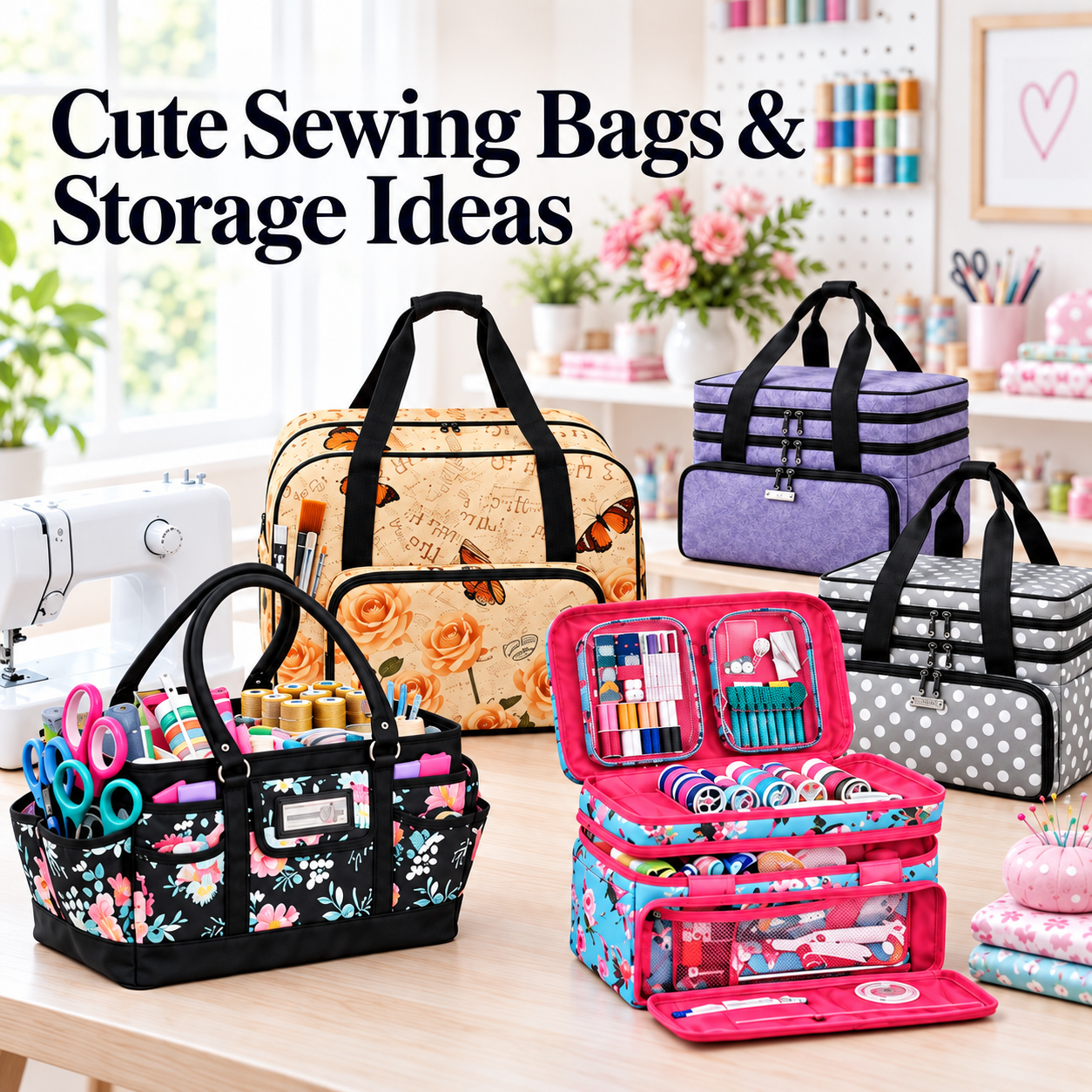 Sew Organized in Style: Cute Sewing Bags You’ll Love!